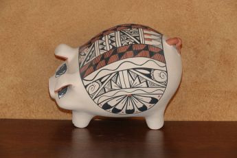 Signed Pueblo animal Pottery, animal1