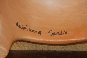 Signed Pueblo animal Pottery, animal22