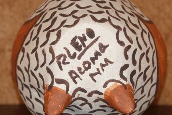 Signed Pueblo Owl Pottery, owl12