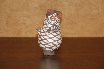 Signed Pueblo Owl Pottery, owl13