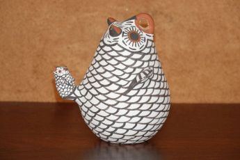Signed Pueblo Owl Pottery, owl8