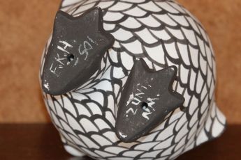 Signed Pueblo Owl Pottery, owl9